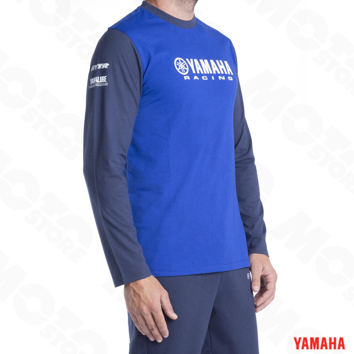 חולצת טריקו שרוול ארוך YAMAHA 2024 PADDOCK BLUE