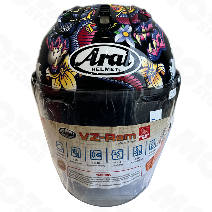 קסדת 3/4 ARAI VZ RAM ORIENTAL BLACK