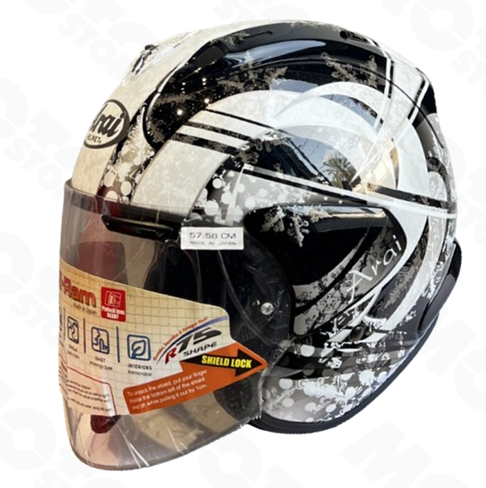 קסדת 3/4 ARAI VZ RAM SNOW DOME BLACK