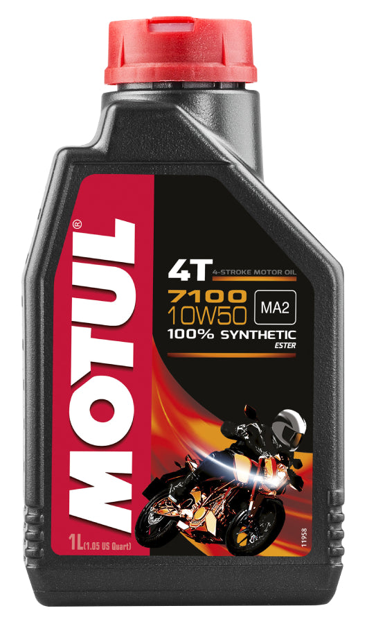 שמן מנוע סינטטי מלא MOTUL 7100 ליטר 1